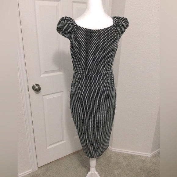 Lindy Bop Marina Dress Polka Dot Size M - Picture 3 of 11